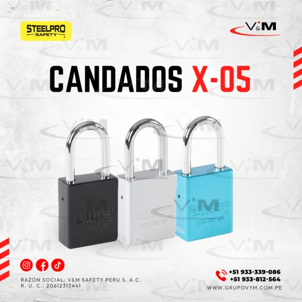 Candado X-05 lockout - STEELPRO