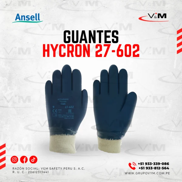 Guante hycron 27-602 - ANSELL