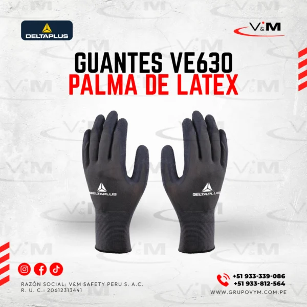 Guante VE630 palma de látex - DELTAPLUS