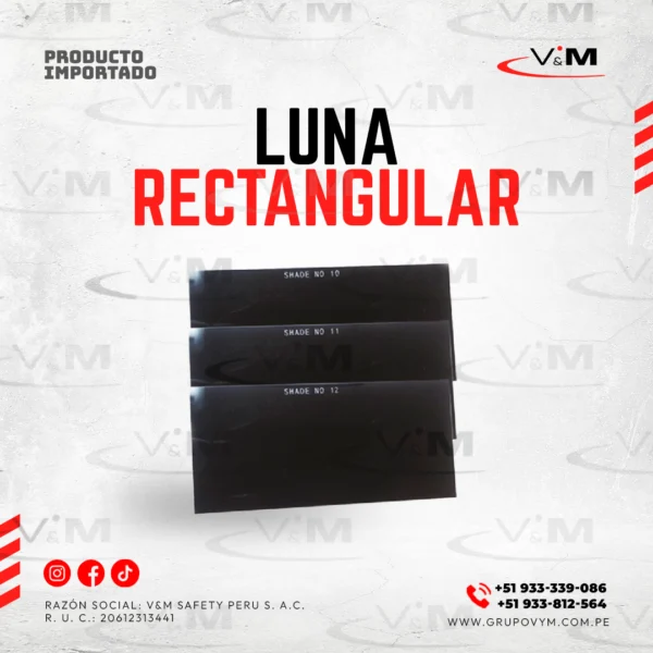 Luna rectangular oscura - PRODUCTO IMPORTADO