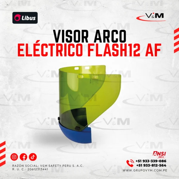 Protector facial cilíncrico ARC-FLASH 12 - LIBUS