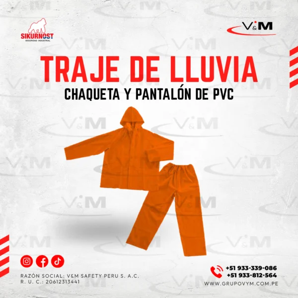 Traje de lluvia PVC - PRODUCTO IMPORTADO