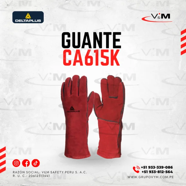 Guante soldador CA615K - DELTAPLUS