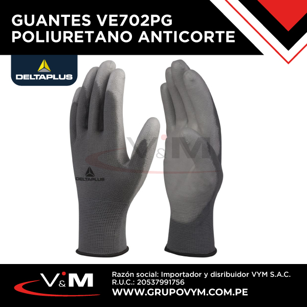 Guantes VE702PG poliuretano anticorte – DELTA PLUS