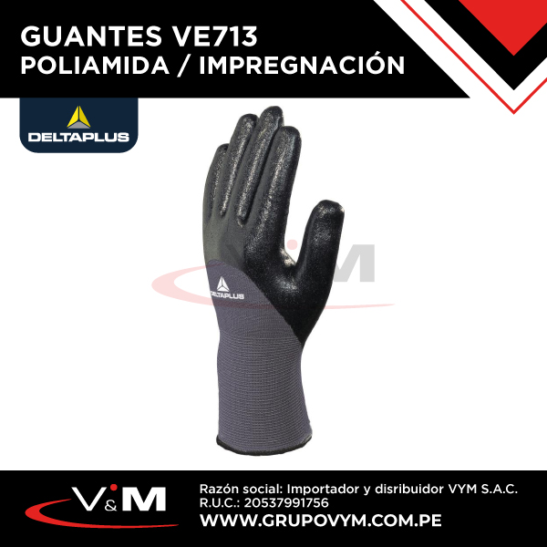 Guantes VE713 poliamida anticorte – DELTA PLUS