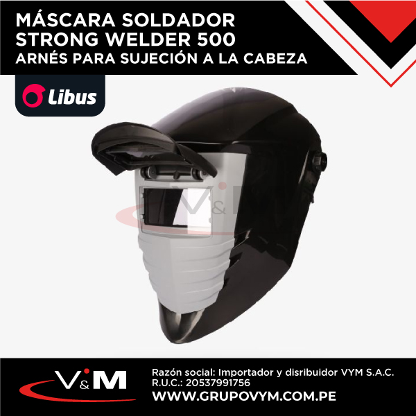 Máscara de soldar STRONG WELDER 500 – LIBUS