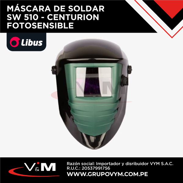 Máscara de soldar fotosensible SW 510 / CENTURION – LIBUS