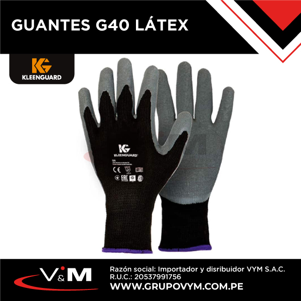 Guantes G40 látex – KLEENGUARD