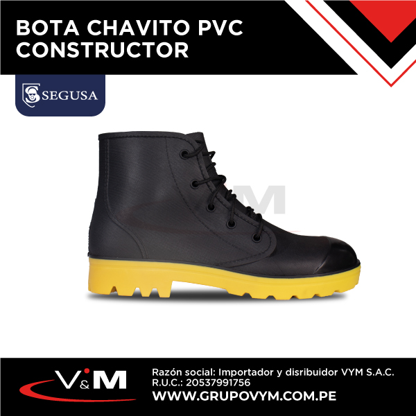 Bota CHAVITO PVC / CONSTRUCTOR – SEGUSA