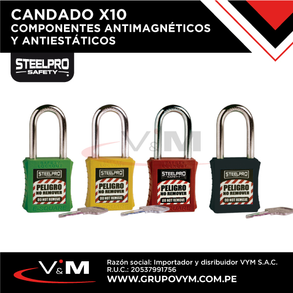 Candado X10 – STEELPRO