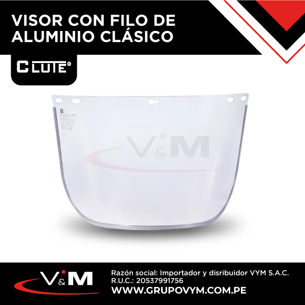 Visor con filo de aluminio clásico – CLUTE