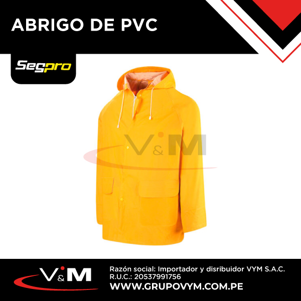 Abrigo de PVC amarillo – SEGPRO