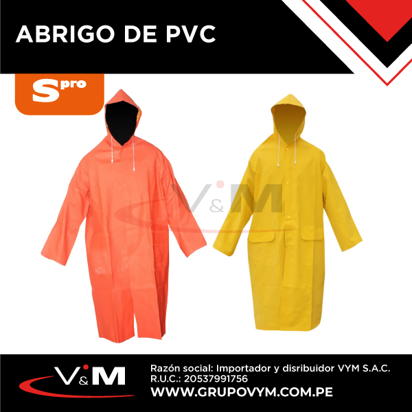 Abrigo de PVC amarillo / naranja – SPRO