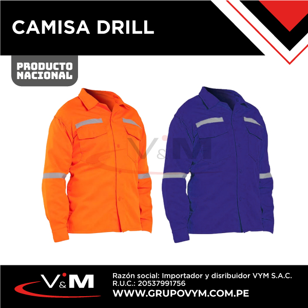 Camisa drill – NACIONAL