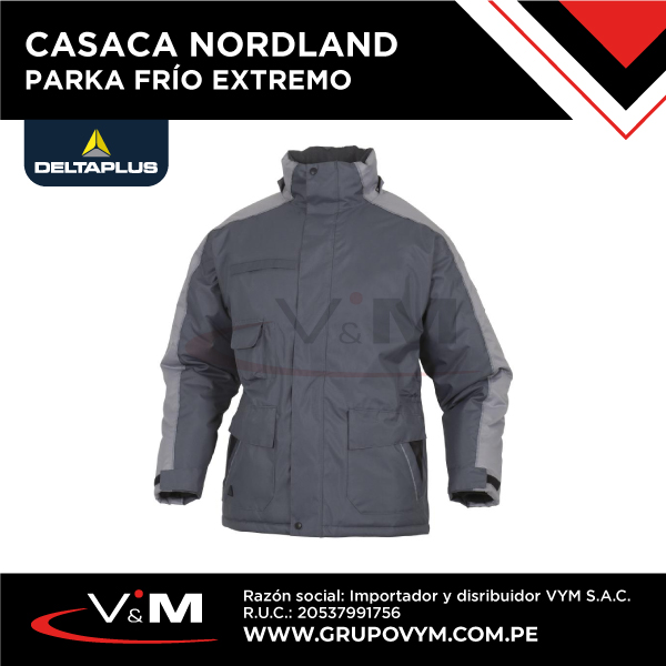 Casaca NORDLAND parka frío extremo – DELTA PLUS