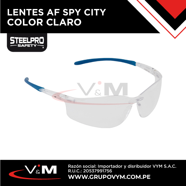 Lentes AF SPY CITY color claro – STEELPRO