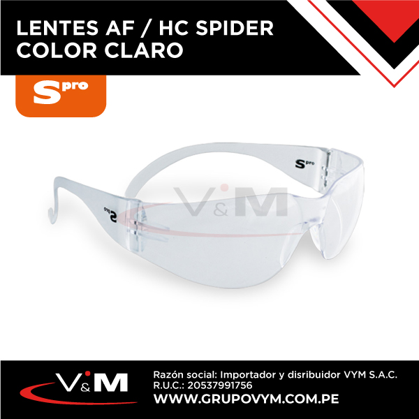 Lentes AF / HC SPIDER color claro – SPRO