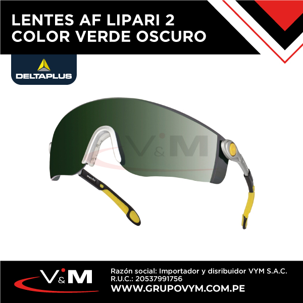 Lentes AF LIPARI 2 color verde oscuro – DELTAPLUS