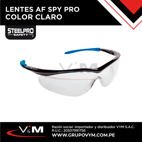 Lentes AF SPY PRO color claro – STEELPRO