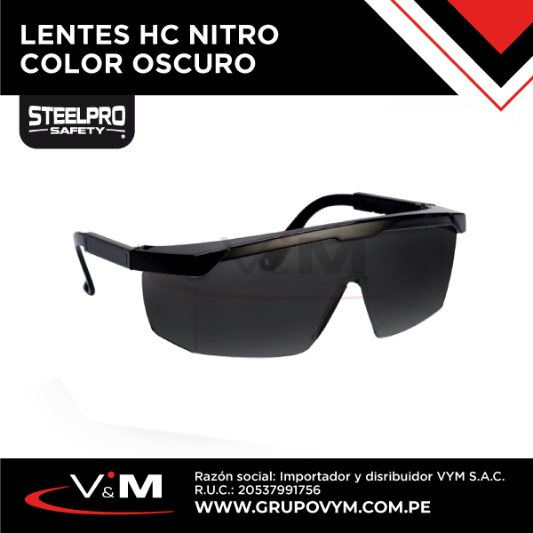 Lentes HC NITRO color oscuro – STEELPRO