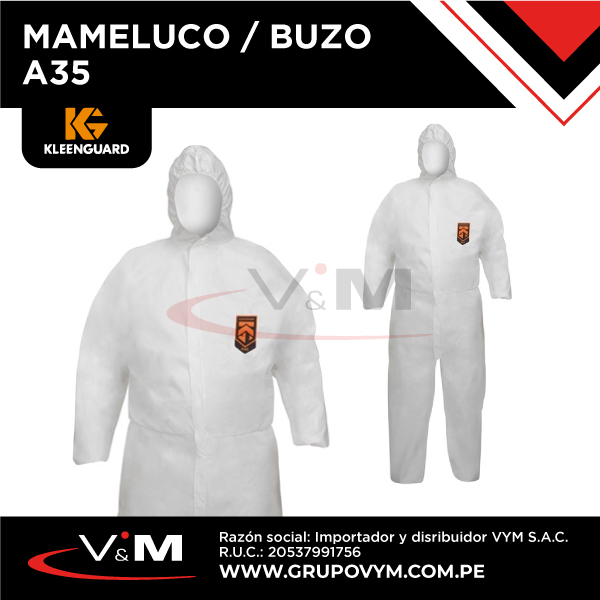 Mameluco / buzo A35 – KIMBERLY CLARK