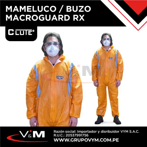 Mameluco / buzo MACROGUARD RX – CLUTE