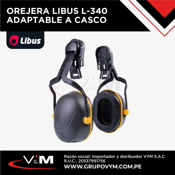 Orejera L-340 adaptable a casco – LIBUS