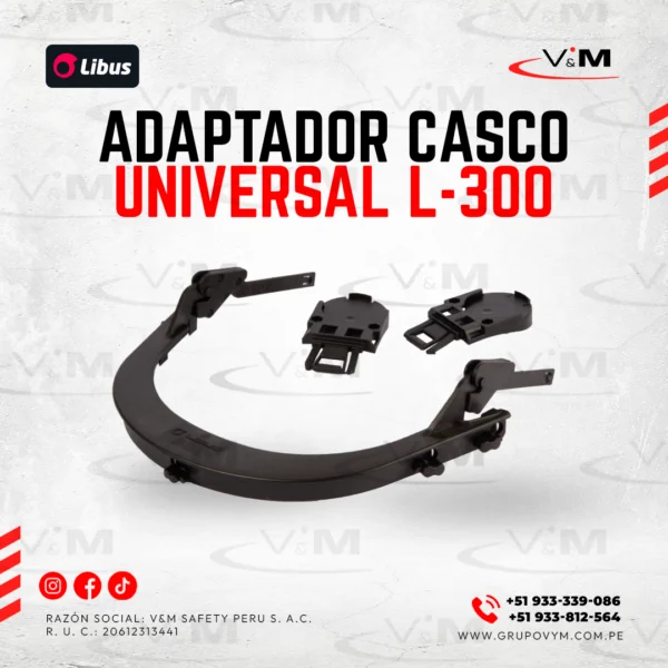 Adaptador para casco universal L-300 - LIBUS
