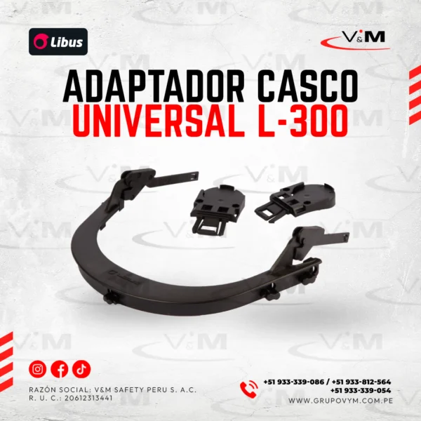 Adaptador para casco universal L-300 - LIBUS
