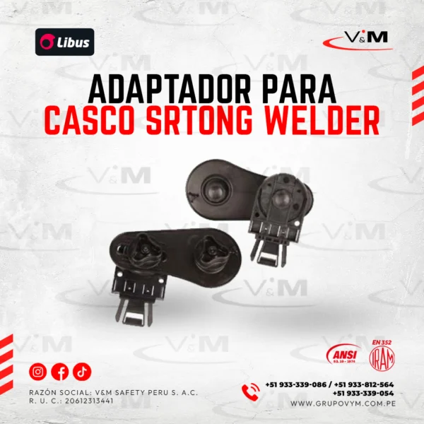Adaptador para casco strong welder - LIBUS