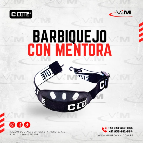 Barbiquejo con mentonera - CLUTE
