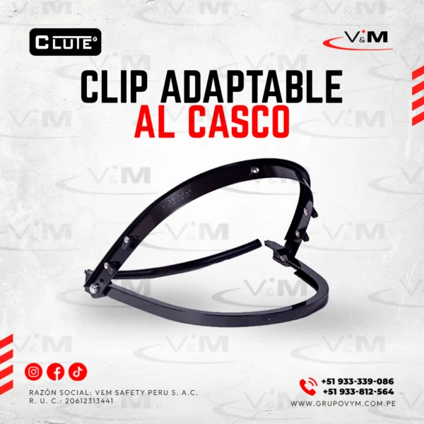 Clip adaptable al casco - CLUTE