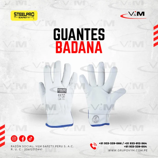 Guante badana puño corto - STEELPRO