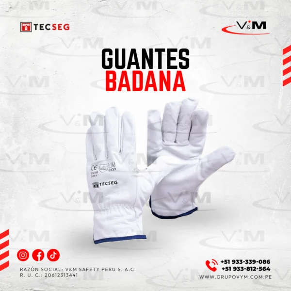 Guante badana puño corto - TECSEG
