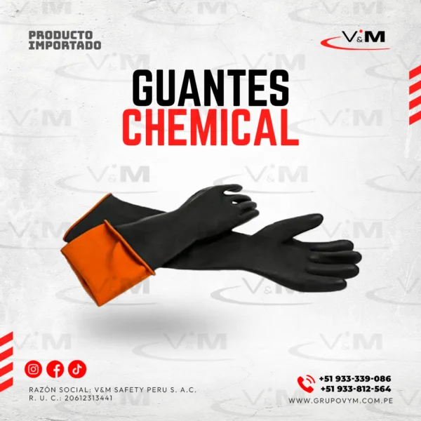 Guante chemical CALIBRE 25 y 35 - PRODUCTO IMPORTADO