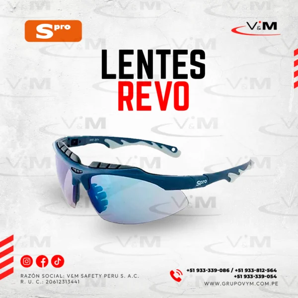 Lentes revo reflex FC rojo / azul - SPRO