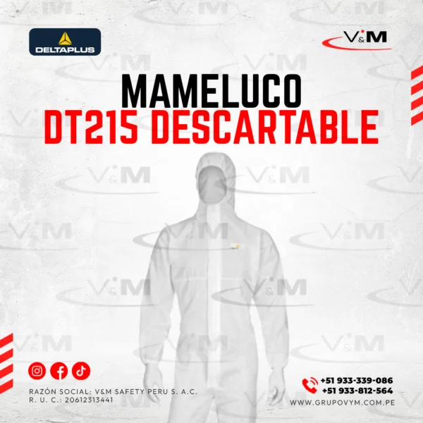 Mameluco DT215 descartable - DELTAPLUS