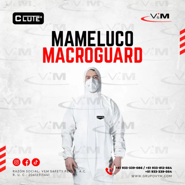 Mameluco macroguard descartable - CLUTE