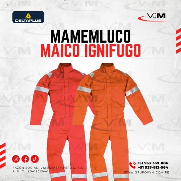 Mameluco maico ignÍfugo - DELTAPLUS