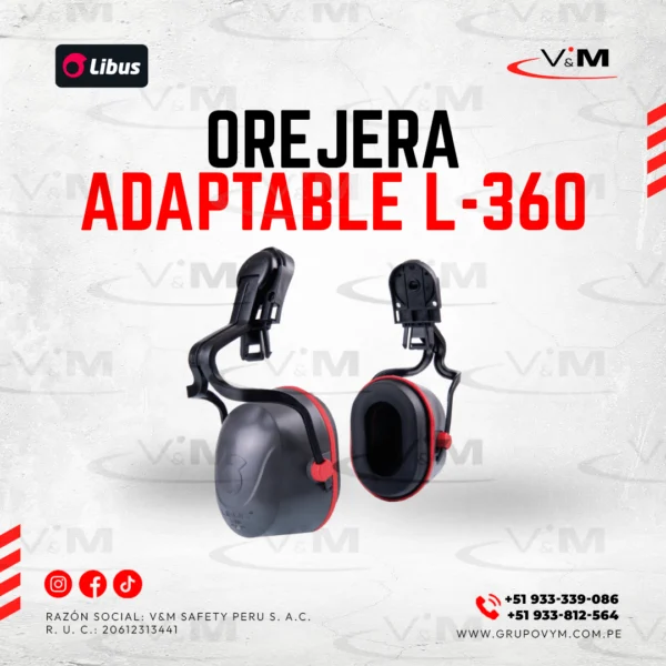 Orejera adaptable L-360 minero- LIBUS