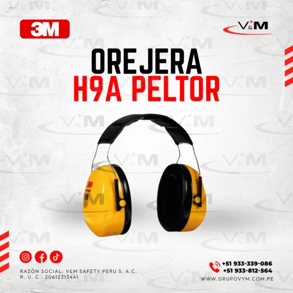Orejera H9A optime 98 diadema - 3M