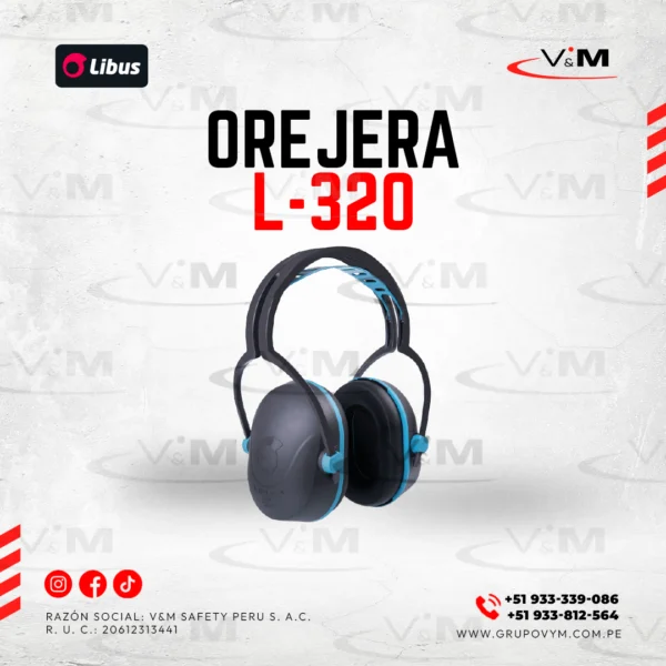 Orejera L-320 tipo vincha - LIBUS