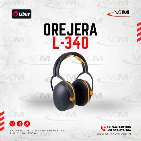 Orejera L-340 tipo vincha - LIBUS