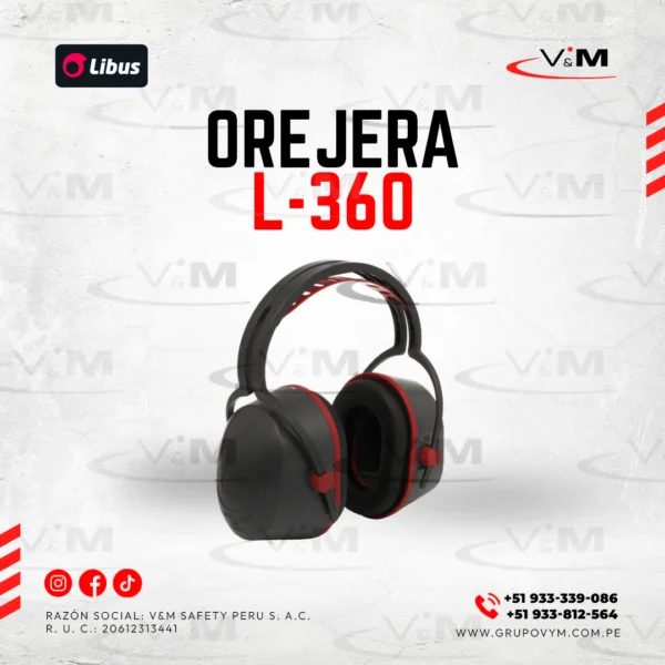 Orejera L-360 tipo vincha - LIBUS