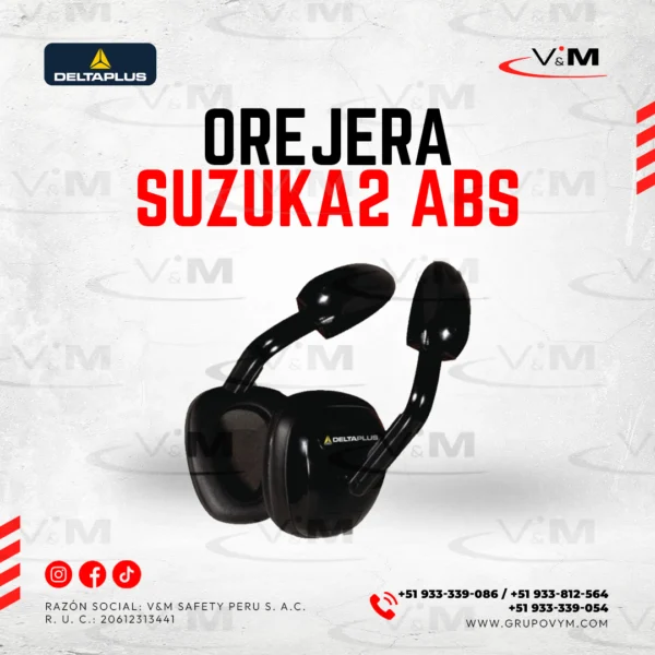 Orejera suzuka 2 ABS adaptable al casco - DELTAPLUS