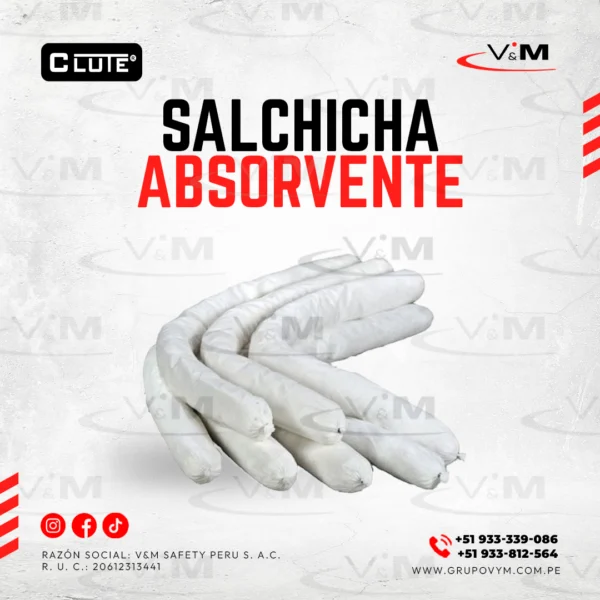 Salchicha absorbente universal 3''x12'' - CLUTE
