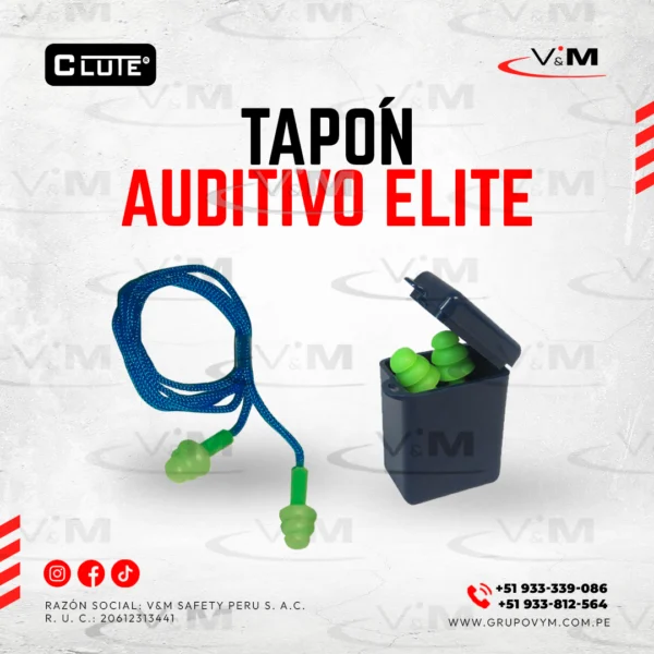Tapón auditivo élite TPR - CLUTE