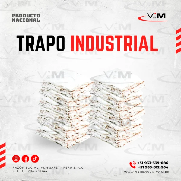 Trapo industrial blanco – PRODUCTO NACIONAL