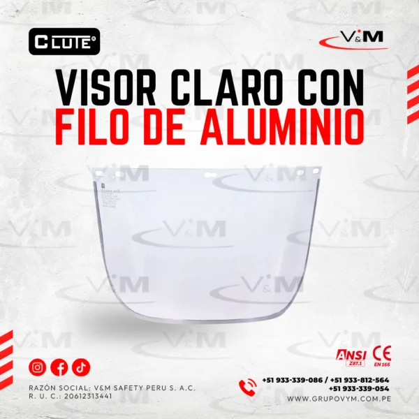 Visor con filo de aluminio - CLUTE