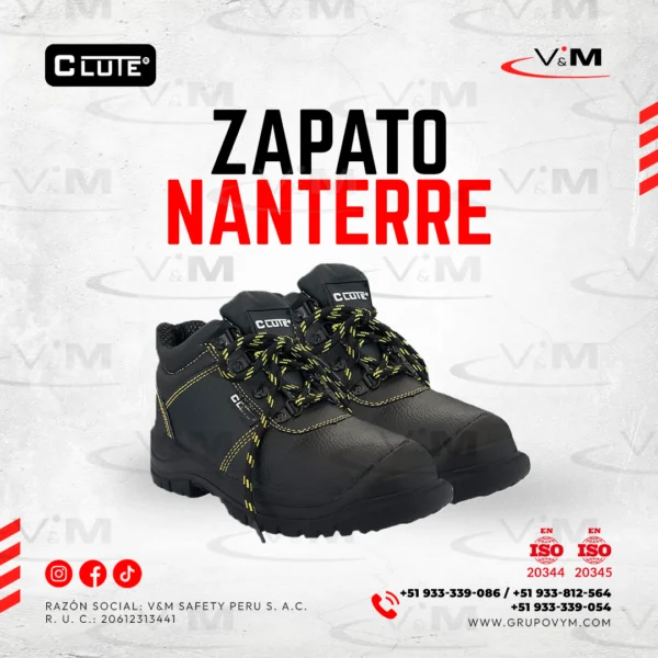 Zapato nanterre cuero caña media - CLUTE